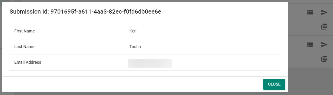 submission form data