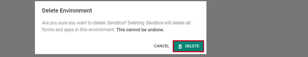 yes delete