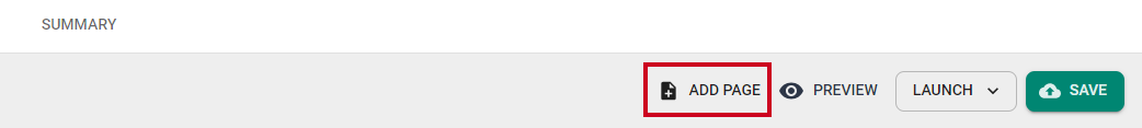 add page button.