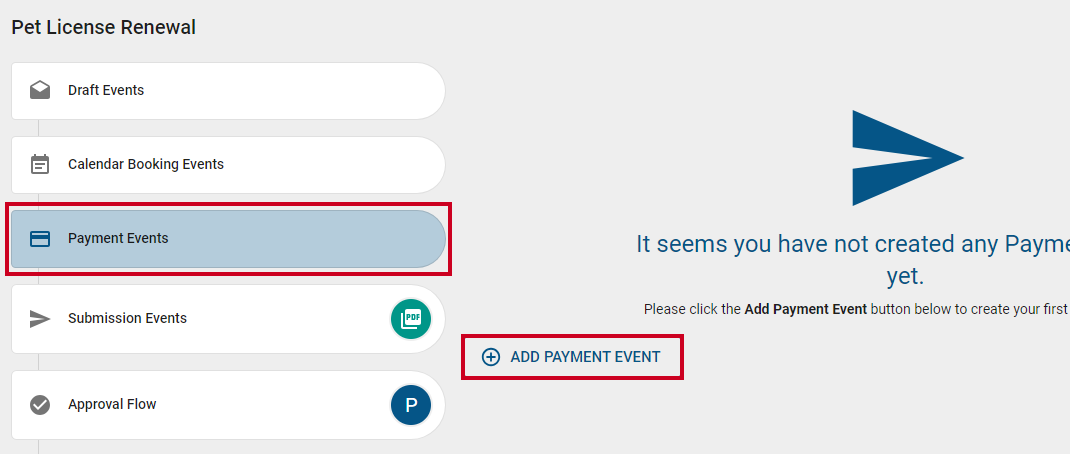 add payment event