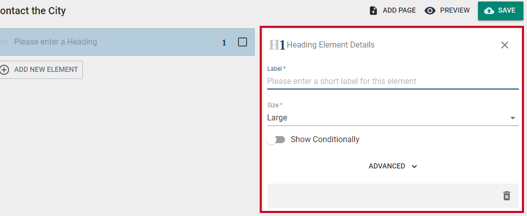element details