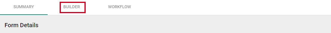 builder tab.