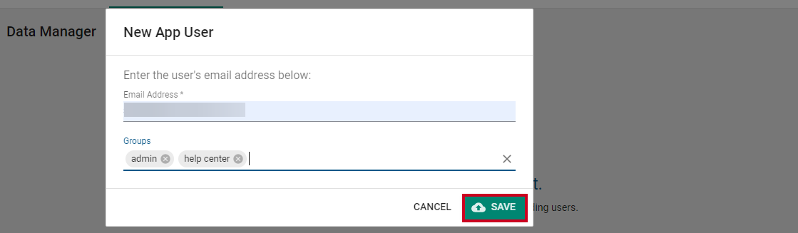 save user
