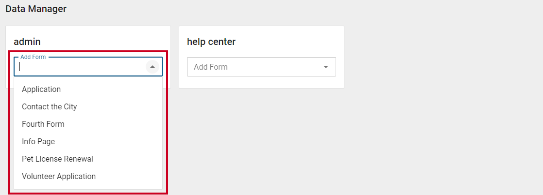 add form