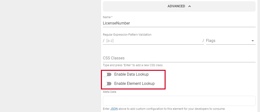 enable lookup