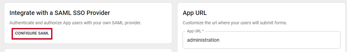enable SAML