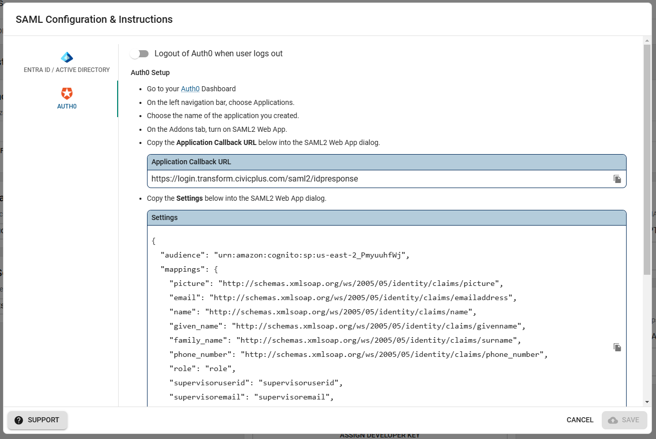 auth0 fields