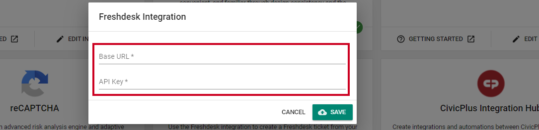 base url and key