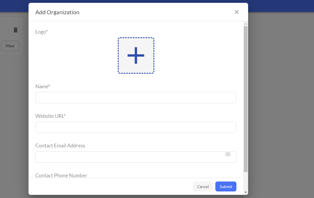 add org fields