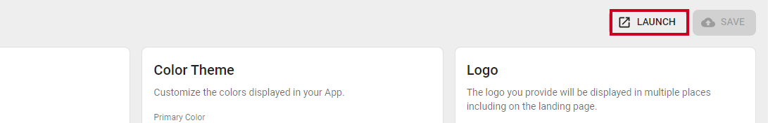 Launch button.