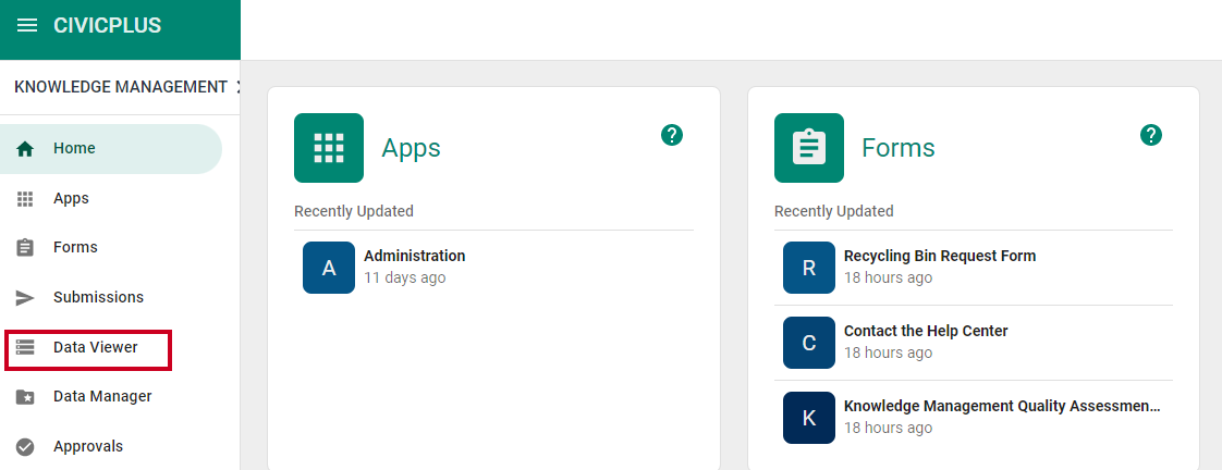 data viewer