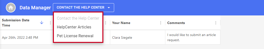 forms list