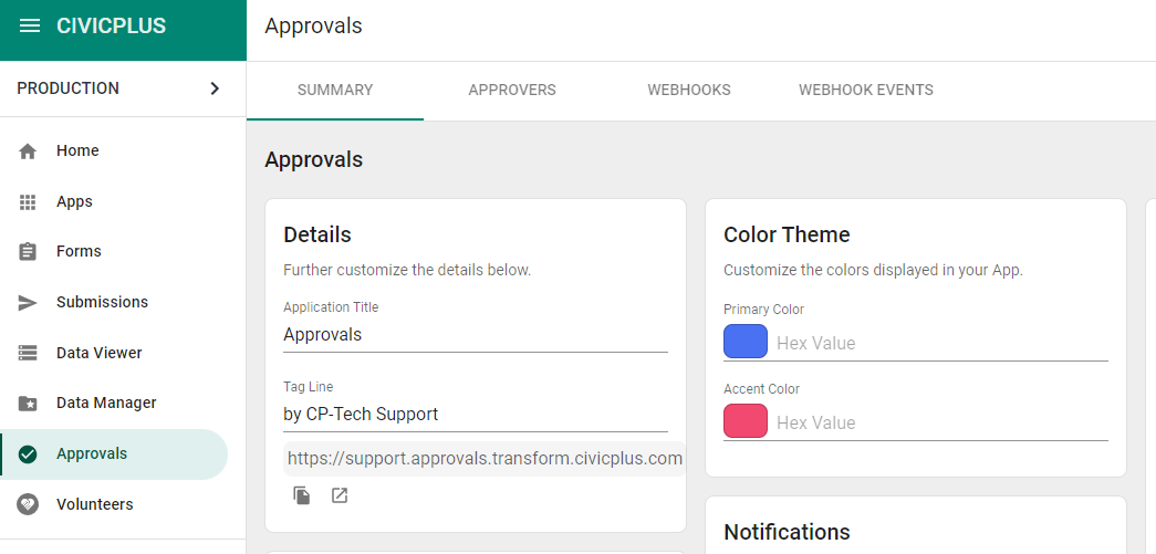 approvals