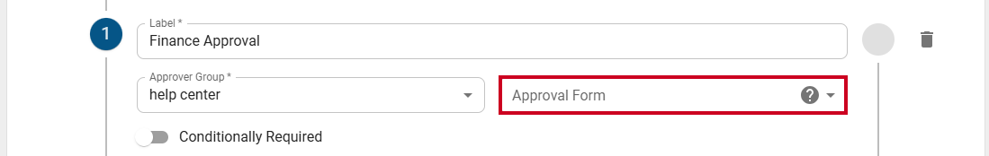 approval form