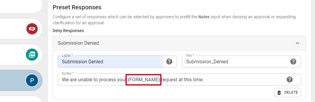 form notes