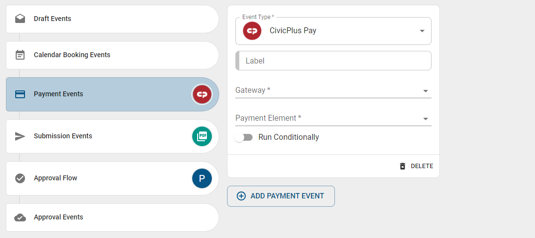 payment events fields.