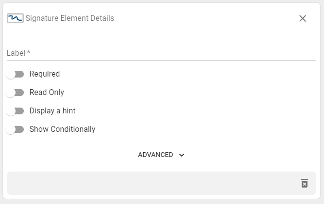signature element fields.