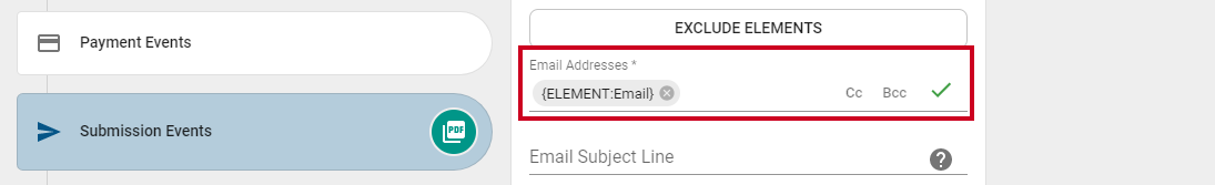 element email example