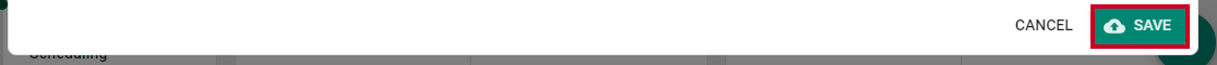 green save button in lower right corner of pop-up