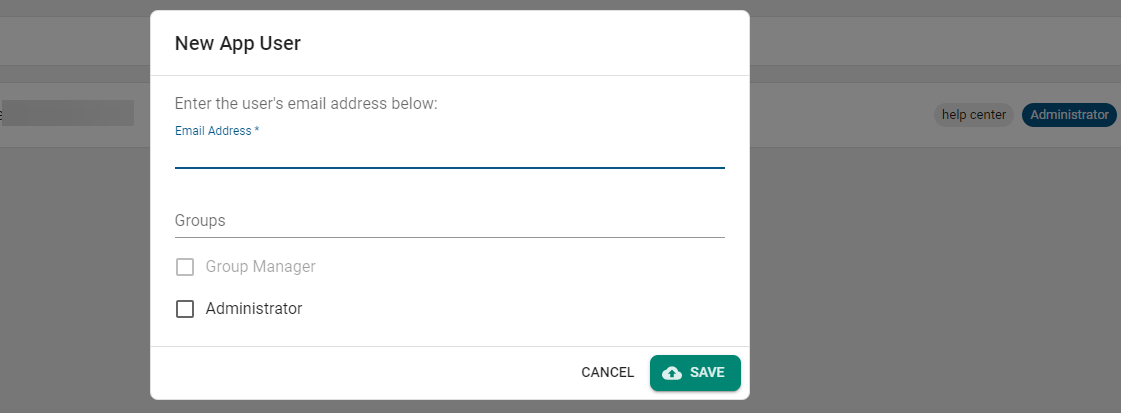 new app user fields
