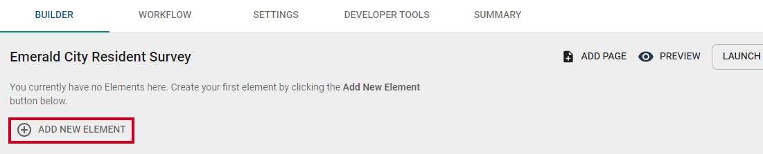 Add New Element.