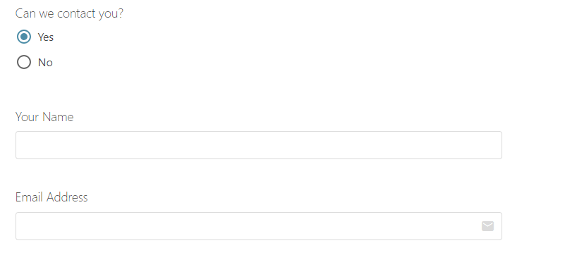Contact information example.