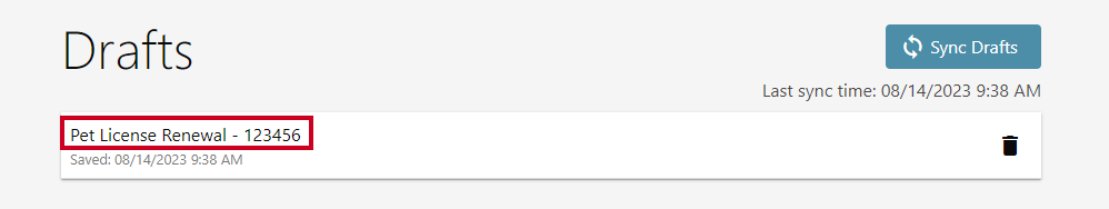 Draft Title.
