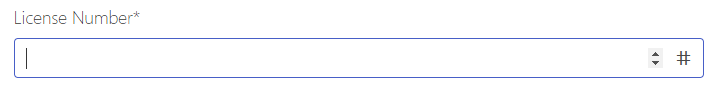 Number Element Example.
