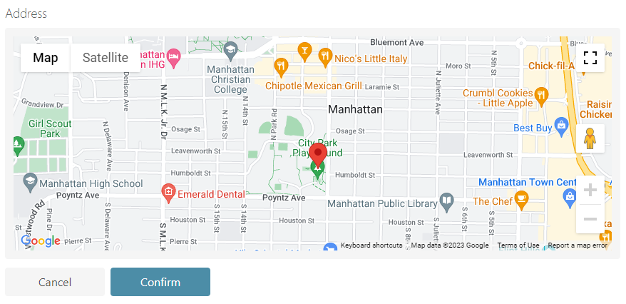 Location Element Example.