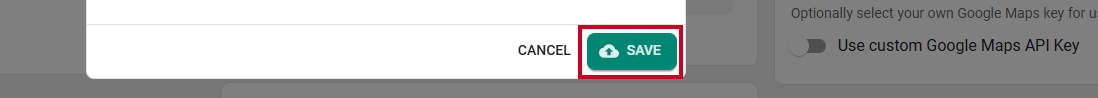 Save button.