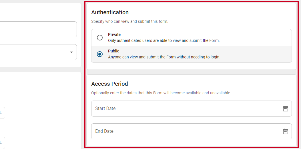Access fields on Summary tab.