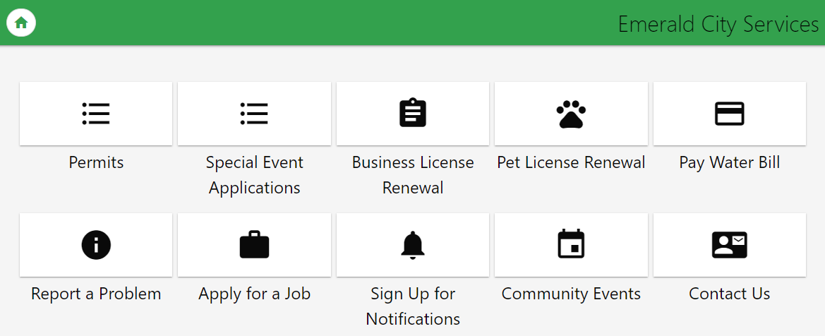 App Landing Page Example.