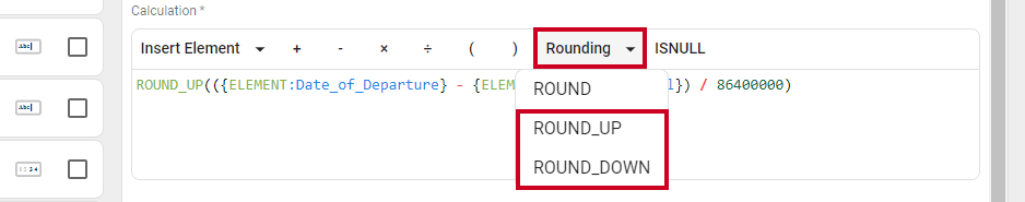 PADS Calculation dates rounding.