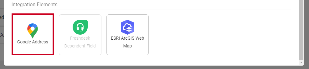 Google Address Element.