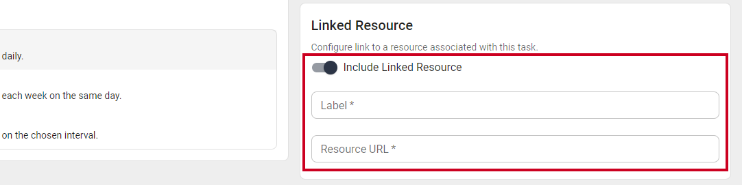 Linked Resource fields.