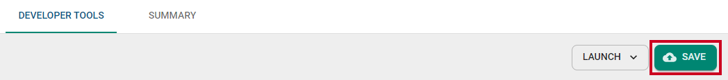 Save Developer tools.