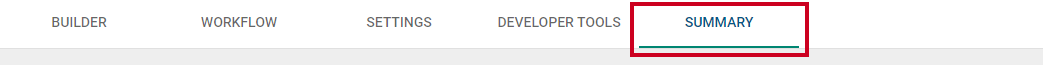 Summary tab.
