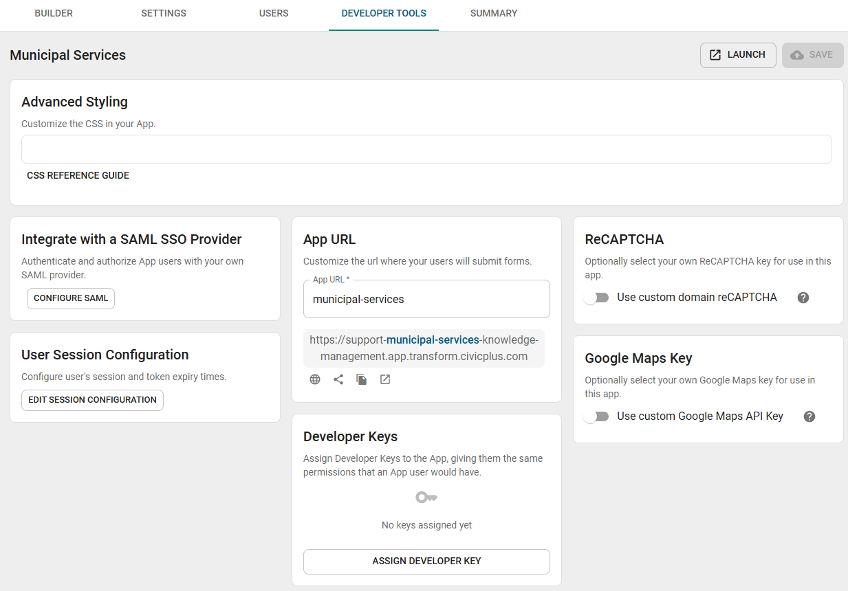 Developer Tools tab.