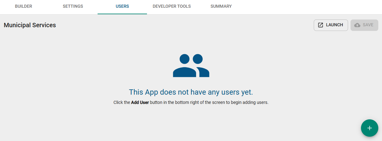 Users tab.