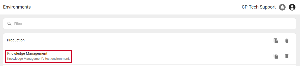 An example environment name.