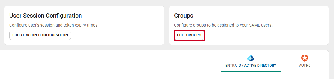 Edit Groups button.