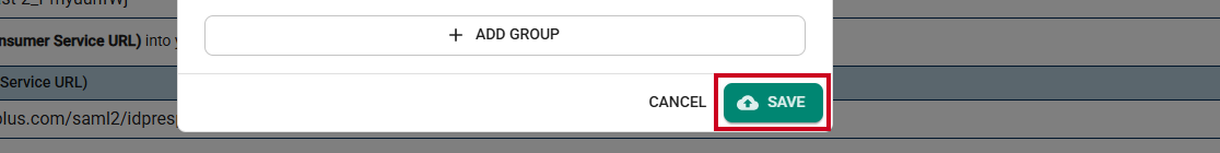 Save Group button.