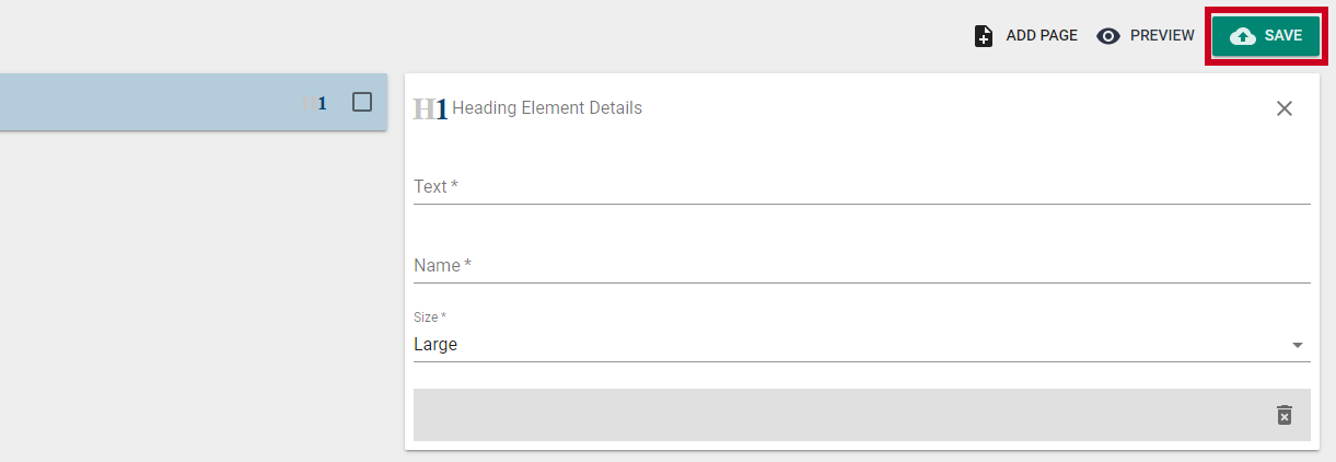 Save element
