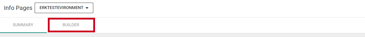 Builder tab