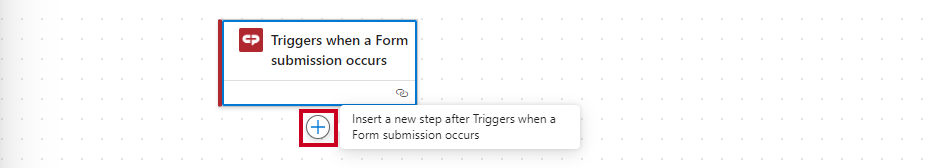 new step button.