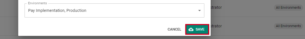 Save button.