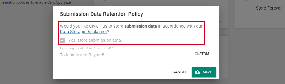yes store data