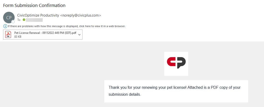 email confirmation