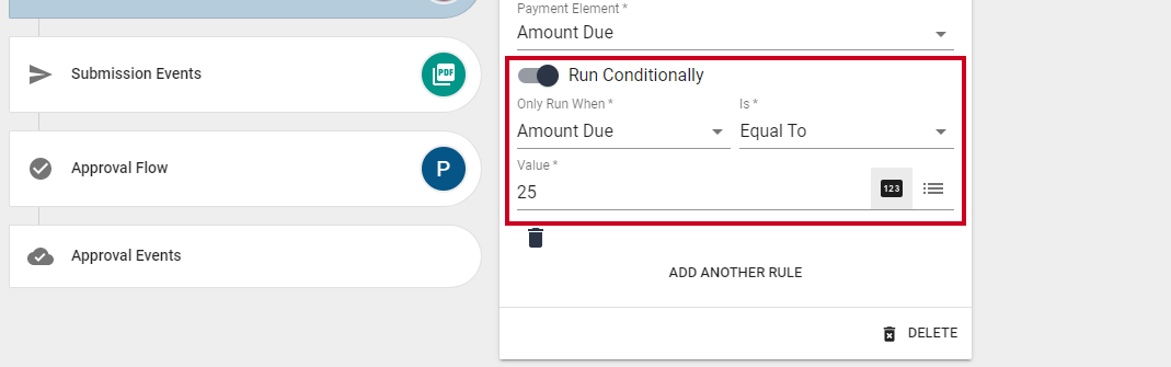 run conditionally