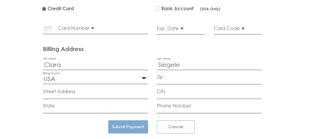 pay screen
